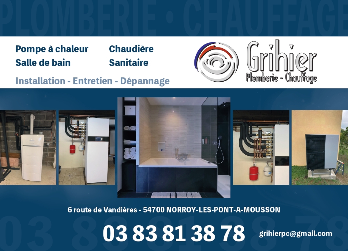 GRIHIER PLOMBERIE – CHAUFFAGE