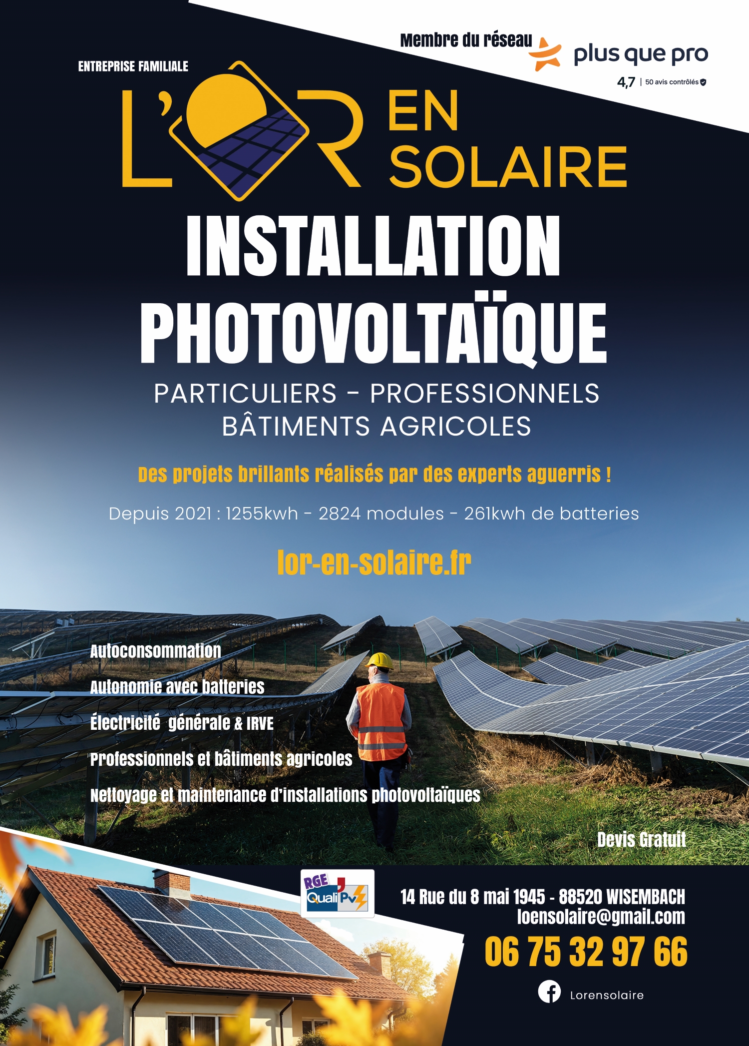 L’OR EN SOLAIRE